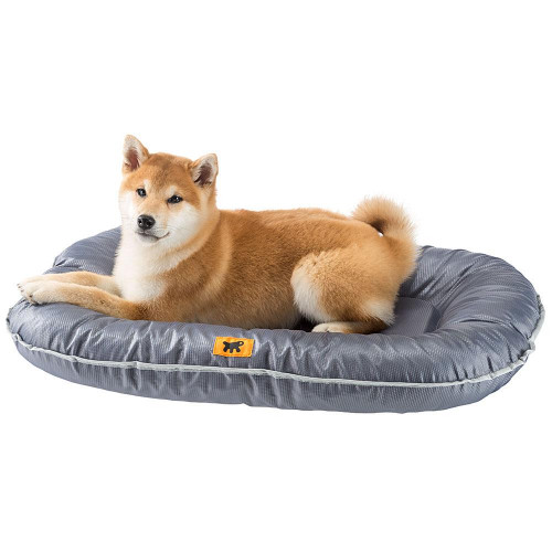 Подушка з бортиками Ferplast Oscar 80 Cushion Grey для собак, міцна тканина, сіра, 80×60×11 см