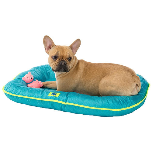 Подушка з бортиками Ferplast Oscar 100 Cushion Blue для собак, міцна тканина, синя, 100×70×12 см