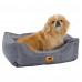 М'який диван Ferplast Jazzy 80 Bedding Grey для собак, сірий, 78×56×22 см
