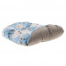 Мягкий лежак Ferplast Dandy C 65 Map Blue-Grey для собак и кошек, 65×46×17 см