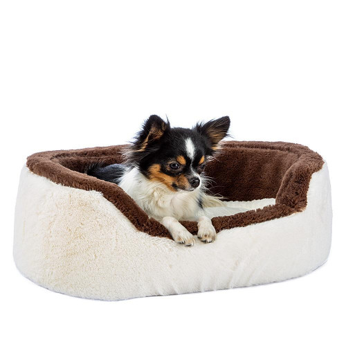 Ліжко Ferplast Nido 65 Bedding Soft Brown для собак і котів, коричневий, 65×45×17 см