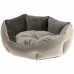 Оксамитовий диван Ferplast Queen 50 Beige-Grey для котів і собак, 50×40×18 см