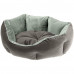 Оксамитовий диван Ferplast Queen 60 Green-Grey для котів і собак, 60×46×20 см
