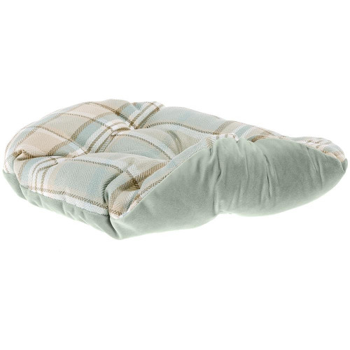 Лежак з двосторонньою подушкою Ferplast Charles 50 Bedding Green для котів і собак, 45×35×17 см