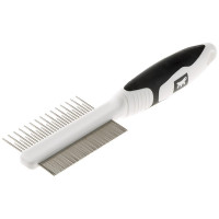 Ferplast GRO 5755 Premium двусторонняя расческа для средне- и длинношерстных собак, 21,5x5,7x3 см Ferplast GRO 5755 Premium двусторонняя расческа для средне- и длинношерстных собак, 21,5x5,7x3 см