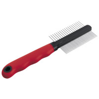 Ferplast GRO 5864 расческа для кошек и собак с зубьями из хрома, 20,3x1,6x6,4 см Ferplast GRO 5864 расческа для кошек и собак с зубьями из хрома, 20,3x1,6x6,4 см