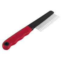 Ferplast GRO 5866 расческа для кошек и собак с зубьями из хрома, 20,2x1,6x4,2 см Ferplast GRO 5866 расческа для кошек и собак с зубьями из хрома, 20,2x1,6x4,2 см