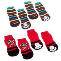 Шкарпетки Ferplast Pet Socks Antislip Large з антиковзаючою підошвою, для собак, різнокольорові, 9×4×0.8 см Шкарпетки Ferplast Pet Socks Antislip Large з антиковзаючою підошвою, для собак, різнокольорові, 9×4×0.8 см