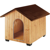 Дерев'яна будка Ferplast Domus Maxi для собак, 111,5x132x103,5 см Дерев'яна будка Ferplast Domus Maxi для собак, 111,5x132x103,5 см