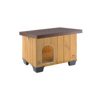 Деревянная будка Ferplast Baita 50 для собак, 58x48x45,5 см