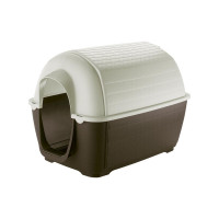 Пластикова будка Ferplast Kenny Mini Plastic Kennel для собак у формі голку, 40x66x40 см Пластикова будка Ferplast Kenny Mini Plastic Kennel для собак у формі голку, 40x66x40 см