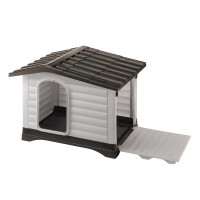 Пластиковая будка Ferplast Dogvilla 90 с открываемой боковой панелью, 88x72x65 см Пластиковая будка Ferplast Dogvilla 90 с открываемой боковой панелью, 88x72x65 см