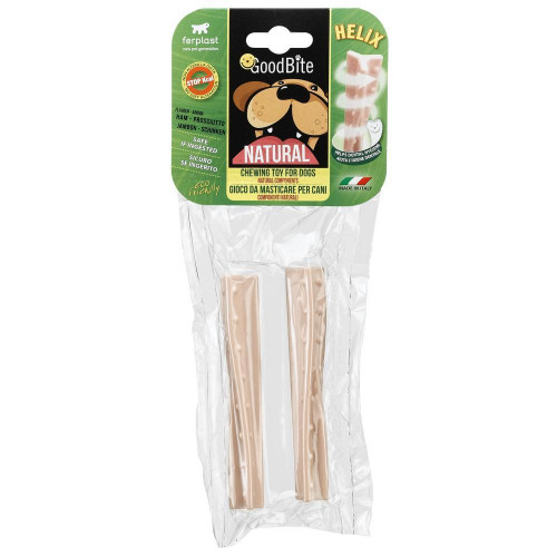 Жевательная игрушка Ferplast GoodBite Natural Ham Helix M для собак, 2,2x2,1x12 см