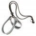 Ferplast Agila 1 Harness Black ергономічна шлейки для собак з еластичним шнуром, 26x38 см