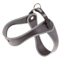 Ferplast Agila 4 Harness Black ергономічна шлейки для собак з еластичним шнуром, 44x52 см