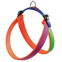 Ferplast Agila Colors 3 Purple-Orange шлейки з нейлону, для собак, 42x50 см Ferplast Agila Colors 3 Purple-Orange шлейки з нейлону, для собак, 42x50 см
