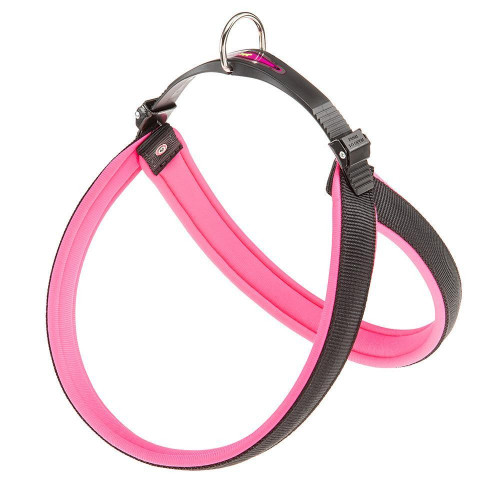 Эргономичная шлейка Ferplast Agila Fluo 8 Pink для собак, 69x77 см