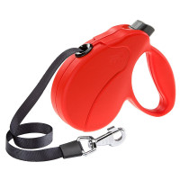 Поводок-рулетка для собак до 15 кг Ferplast Amigo Easy S Tape Rosso c стрічкою, червоний, 5 м Поводок-рулетка для собак до 15 кг Ferplast Amigo Easy S Tape Rosso c стрічкою, червоний, 5 м