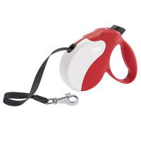 Поводок-рулетка Ferplast Amigo L Cord Red-White для собак cо шнуром, 16x3,8x15 см Поводок-рулетка Ferplast Amigo L Cord Red-White для собак cо шнуром, 16x3,8x15 см