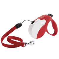 Поводок-рулетка Ferplast Amigo M Cord Red-White для собак cо шнуром, червоно-білий, 15x3,6x14 см Поводок-рулетка Ferplast Amigo M Cord Red-White для собак cо шнуром, червоно-білий, 15x3,6x14 см