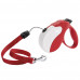 Поводок-рулетка Ferplast Amigo M Cord Red-White для собак cо шнуром, червоно-білий, 15x3,6x14 см