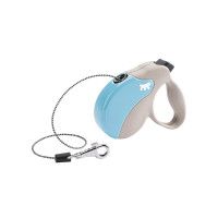 Поводок-рулетка Ferplast Amigo Mini Cord Beige-Blue Lead для собак cо шнуром, бежево-голубой, 12x3x10 см Поводок-рулетка Ferplast Amigo Mini Cord Beige-Blue Lead для собак cо шнуром, бежево-голубой, 12x3x10 см