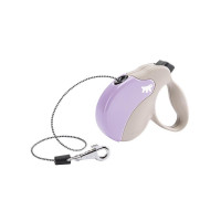Поводок-рулетка Ferplast Amigo Mini Cord Beige-Purple Lead для собак cо шнуром, бежево-фиолетовый, 12x3x10 см Поводок-рулетка Ferplast Amigo Mini Cord Beige-Purple Lead для собак cо шнуром, бежево-фиолетовый, 12x3x10 см