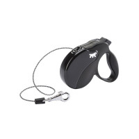 Поводок-рулетка Ferplast Amigo Mini Cord Black Lead для собак cо шнуром, черный, 12x3x10 см Поводок-рулетка Ferplast Amigo Mini Cord Black Lead для собак cо шнуром, черный, 12x3x10 см