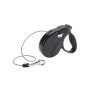 Поводок-рулетка Ferplast Amigo Mini Cord Black Lead для собак cо шнуром, черный, 12x3x10 см