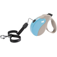 Поводок-рулетка Ferplast Amigo S Cord Beige-Blue Lead для собак cо шнуром, бежево-голубой, 14x3,6x12 см Поводок-рулетка Ferplast Amigo S Cord Beige-Blue Lead для собак cо шнуром, бежево-голубой, 14x3,6x12 см