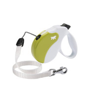 Поводок-рулетка Ferplast Amigo S Cord White-Green Lead для собак cо шнуром, зелено-білий, 14x3,6x12 см Поводок-рулетка Ferplast Amigo S Cord White-Green Lead для собак cо шнуром, зелено-білий, 14x3,6x12 см
