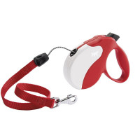 Поводок-рулетка Ferplast Amigo S Cord Red-White для собак cо шнуром, красно-белый, 14x3,6x12 см Поводок-рулетка Ferplast Amigo S Cord Red-White для собак cо шнуром, красно-белый, 14x3,6x12 см