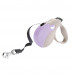 Поводок-рулетка Ferplast Amigo S Tape Beige-Purple для собак c стрічкою, бежево-фіолетовий, 14x3,6x12 см