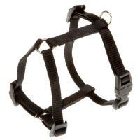 Нейлоновая шлейка Ferplast Champion P XS Black для собак, черная, А: 22x38, B: 25x38 см Нейлоновая шлейка Ferplast Champion P XS Black для собак, черная, А: 22x38, B: 25x38 см