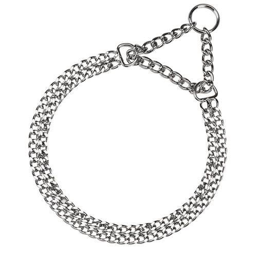 Полуривковая металевий ланцюг Ferplast Chrome CSS5518 для собак, 32x44 см
