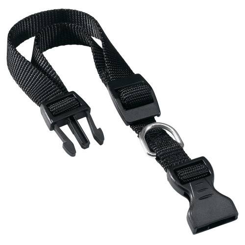 Нейлоновий нашийник Ferplast Club C20 / 56 Colours Black для собак, чорний, 36x56 см