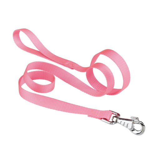 Нейлоновий поводок Ferplast Club G15 / 120 Pink для собак, рожевий, 15 мм, 120 см