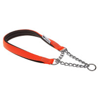 Нейлоновый ошейник с металлической цепочкой Ferplast Daytona CSS15/45 Orange для собак, A: 45 см, B: 15 см Нейлоновый ошейник с металлической цепочкой Ferplast Daytona CSS15/45 Orange для собак, A: 45 см, B: 15 см