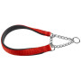Нейлоновый ошейник с металлической цепочкой Ferplast Daytona CSS20/55 Red для собак, A: 55 см, B: 20 см