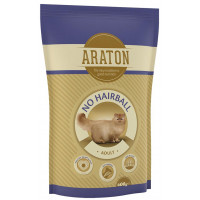 Сухий корм Araton Adult No Hairball для котів для усунення болю в кишечнику вагою від 1 до 8 кг, 400 г Сухий корм Araton Adult No Hairball для котів для усунення болю в кишечнику вагою від 1 до 8 кг, 400 г