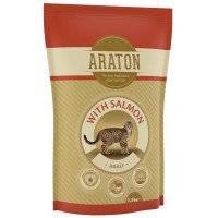 Сухий корм Araton Adult With Salmon для котів вагою від 1 до 8 кг, 1.5 кг Сухий корм Araton Adult With Salmon для котів вагою від 1 до 8 кг, 1.5 кг
