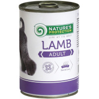 Консерва Natures Protection Adult Lamb для взрослых собак, 400 г Консерва Natures Protection Adult Lamb для взрослых собак, 400 г