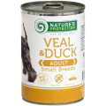 Консерва Natures Protection Adult small breed Veal & Duck для дорослих собак, 400 г