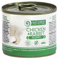 Консерва Natures Protection Puppy chicken & rabbit для щенков, 200 г Консерва Natures Protection Puppy chicken & rabbit для щенков, 200 г