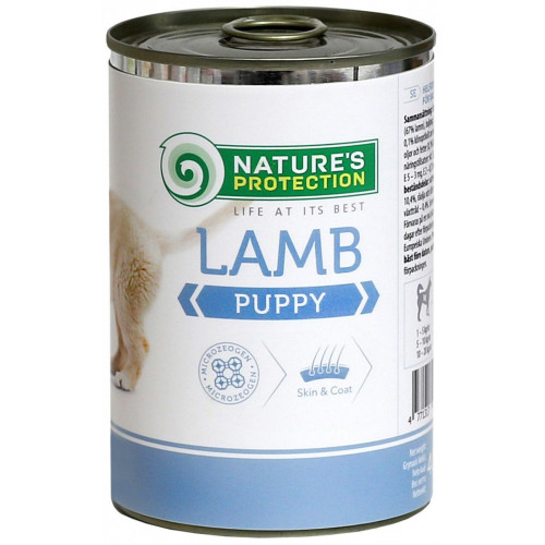 Консерва Natures Protection Puppy Lamb для щенков, 400 г