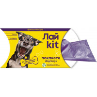 Пакеты для уборки за животными Лайkit, 20 шт, фиолетовые Пакеты для уборки за животными Лайkit, 20 шт, фиолетовые