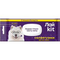 Вологі серветки Лайkit для догляду за тваринами 30 шт Вологі серветки Лайkit для догляду за тваринами 30 шт