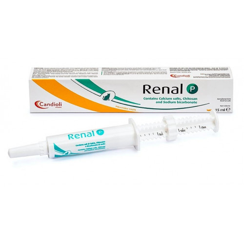 Паста Candioli Renal P при нирковій недостатності для котів і собак, 15 мл