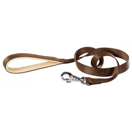 Нейлоновий поводок Ferplast Daytona G25 / 120 Brown для собак, 25 мм 120 см