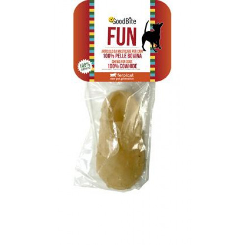 Жувальні ласощі Ferplast GoodBite Fun 4409 Shoues Natural 10g для собак, у формі черевика, 7.5×4×2.6 см